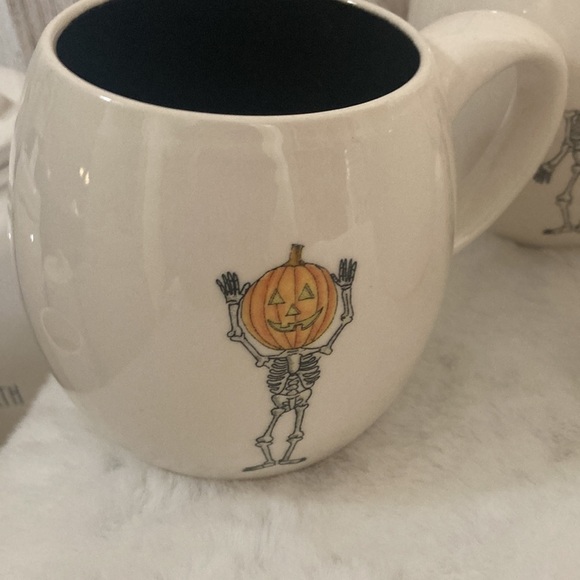 Rae Dunn Halloween Skeleton Mugs - Picture 2 of 6